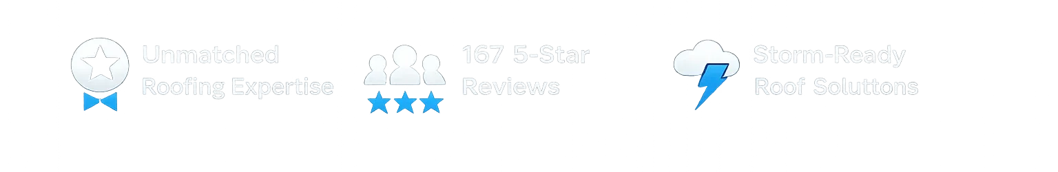 Expert roofing services and customer review highlights for a local roofing contractor.